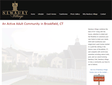 Tablet Screenshot of newburyvillage.com